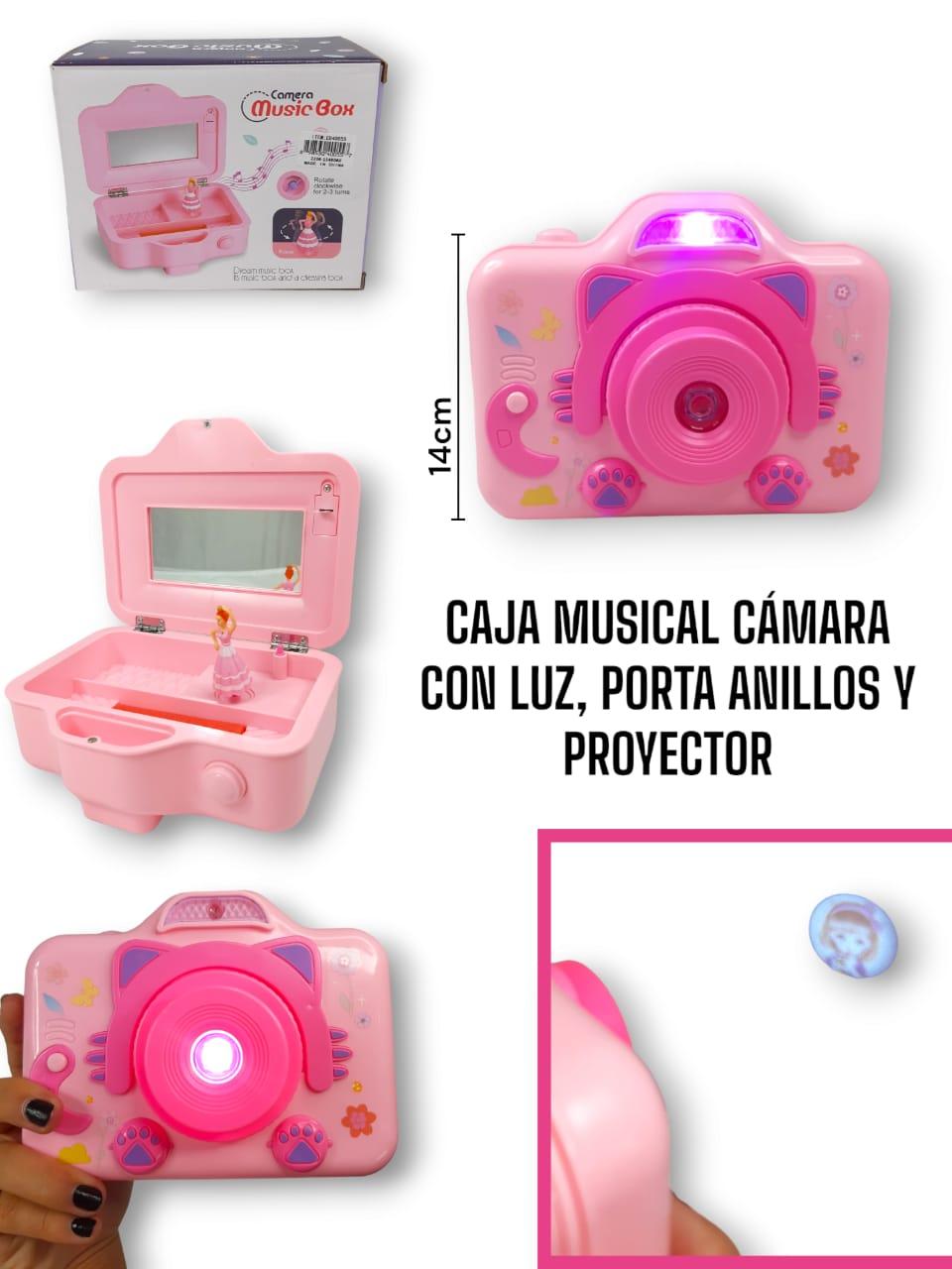 Caja Musical Camara Rosa